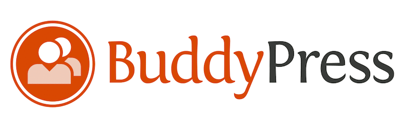 Logo Buddypress sur fond blanc.
