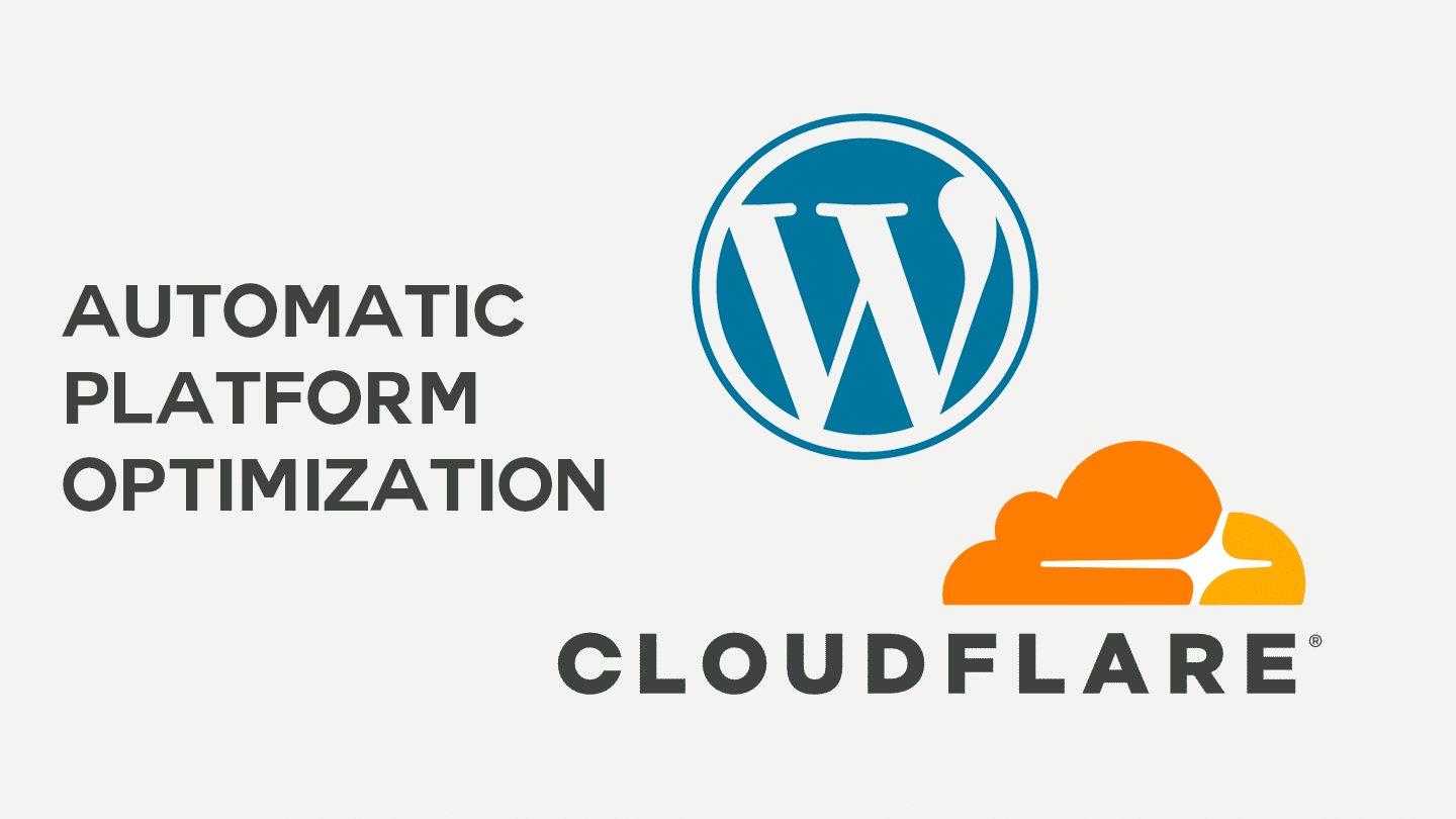 Optimisation automatique des sites Web WordPress à l'aide de Cloudflare.